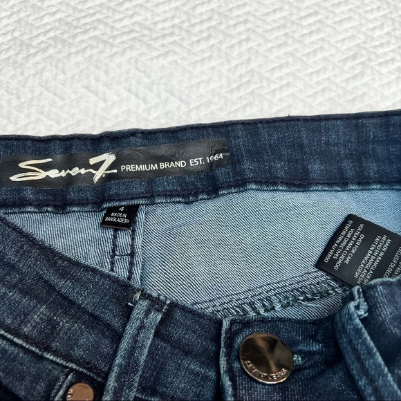7 for all Mankind Denim Ultra High Waist Jeans Size 4 - Picture 8 of 10